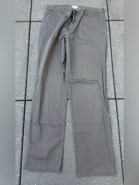 Dockers Classic Fit Chino Pants Men’s 38x36 Taupe Gray Brown Stretch